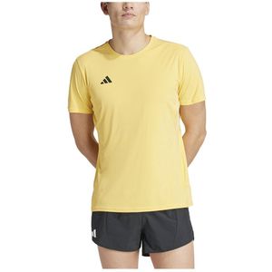 Adidas Adizero Essentials Short Sleeve T-shirt Geel L / Regular Man