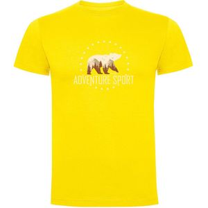 Kruskis Adventure Sport Short Sleeve T-shirt Geel S Man