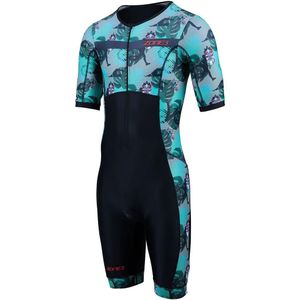 Zone3 Activate+ Tribal Rush Korte Mouw Triatlonpak