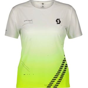 Scott Rc Run Short Sleeve T-shirt Geel L Vrouw