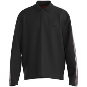 Hugo Dalpeno 10253592 Short Sleeve Polo Zwart 2XL Man