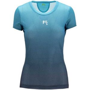 Karpos Verve Mesh Short Sleeve T-shirt Blauw S Vrouw