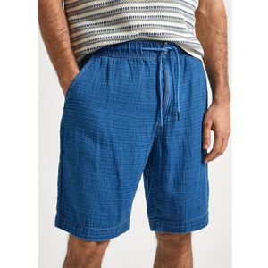 Pepe Jeans Loose Dobby Fit Denim Shorts Blauw 30 Man