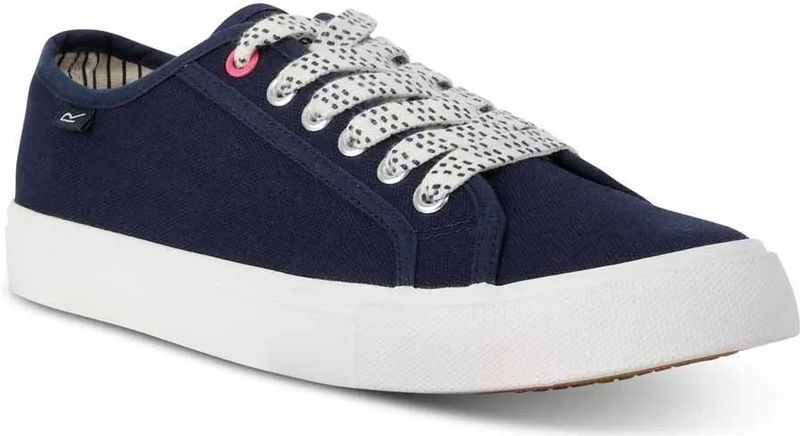 Regatta - Marine Pump - Sneakers - Marine - Ademend Canvas