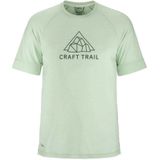 Craft - Pro Trail Wool - T-shirt - Groen - Korte Mouwen