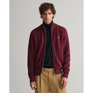 Gant 8030173 Full Zip Sweater Paars L Man