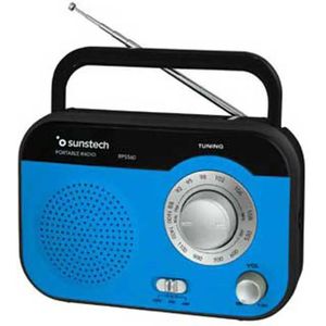 Sunstech Transistorradio RPS560BL 800 mW blauw (AM, FM), Radio, Blauw