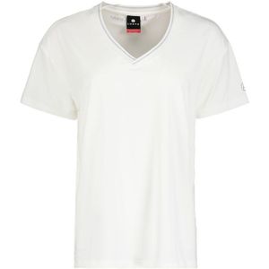 Luhta Hinkabole Short Sleeve V Neck T-shirt Wit XL Vrouw