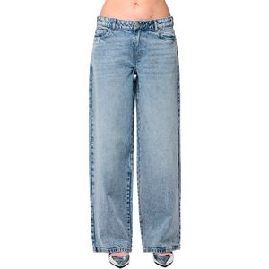 Pieces Selma Low Waist Jeans Blauw 29 / 30 Vrouw