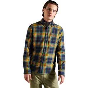Superdry Heritage Lumberjack Long Sleeve Shirt Blauw S Man