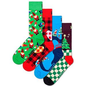 Happy Socks Santa´s Workshops Gift Set Half Long Socks 4 Pairs Veelkleurig EU 41-46 Man