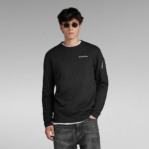 G-star Tweeter Pocket Relaxed Fit Sweatshirt Zwart XS Man
