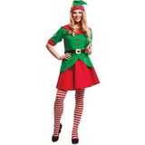 Viving Costumes Elf Woman Custom Rood M-L