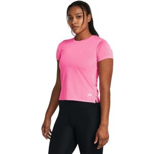 Under Armour Launch Short Sleeve T-shirt Roze S Vrouw