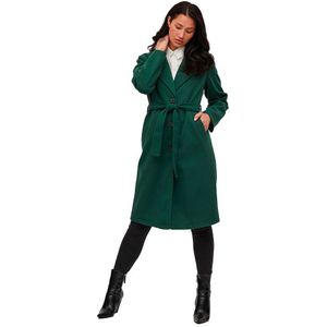 Vila Poko Coat Groen 44 Vrouw