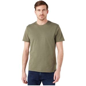 Wrangler W7g9dhx45 Short Sleeve T-shirt 2 Units Groen S Man
