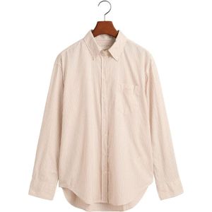 Gant Relaxed Fit Striped Luxury Oxford Overhemd Met Lange Mouwen