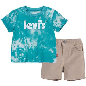 Levi´s ® Kids Tie dye logo Set Groen 12 Months