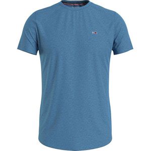Tommy Jeans Slim Jaspe Short Sleeve T-shirt Blauw XS Man