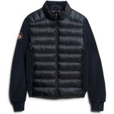 Superdry - M5012044A - Hybride Bomberjack - Zwart - Gerecycled Polyester