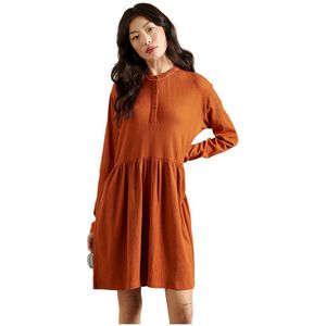 Superdry Jersey Mini Short Dress Oranje M Vrouw