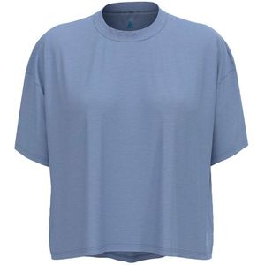 Odlo Crew Active 365 Natural Short Sleeve T-shirt Blauw XS Vrouw