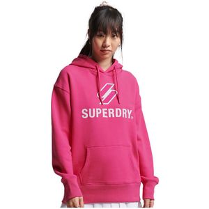 Superdry Code Sl Stacked Apq Os Hoodie Roze XS-S Vrouw