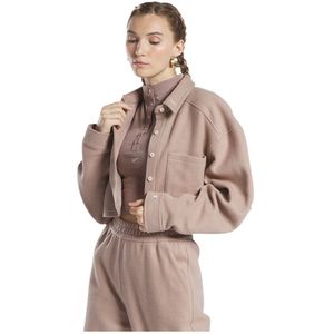 Reebok Classics Reverse Fleece Layer Sweatshirt Beige S Vrouw