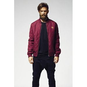 Urban Classics Parka Diamond Rood XL Man