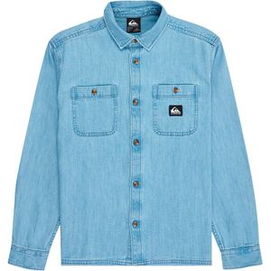 Quiksilver - Bozeman - Overhemd - Denim - Lange Mouwen - Zware Stone Wash