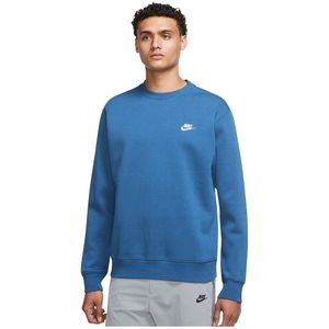 Nike Sportswear Club Fleece Crew Long Sleeve T-shirt Blauw L / Regular Man