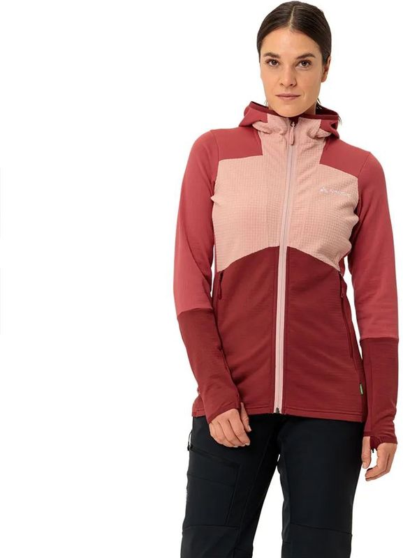 Vaude Dames Monviso Hooded Grid Fleece Vest