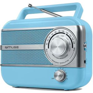 Muse M-056 VB Blue Tragbares Radio (AM, FM), Radio, Blauw