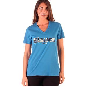 Blauer 21sbldh02139-004547 T-shirt Met Korte Mouwen En V-hals