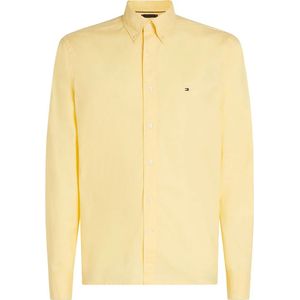 Tommy Hilfiger Flex Solid Regular Fit Overhemd Met Lange Mouwen