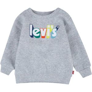Levi´s ® Kids Poster Logo Crewneck Sweatshirt Grijs 6 Months