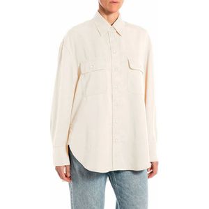 Replay W2199.000.85372 Overhemd Met Lange Mouwen