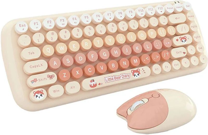 Mofii - Candy New - Draadloos Toetsenbord En Muis - Engels - 2.4Ghz