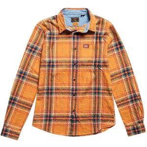 Superdry Heritage Lumberjack Long Sleeve Shirt Oranje M Man