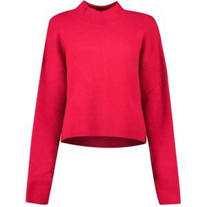 Superdry Vintage Essential Mock Neck Sweater Rood L Vrouw