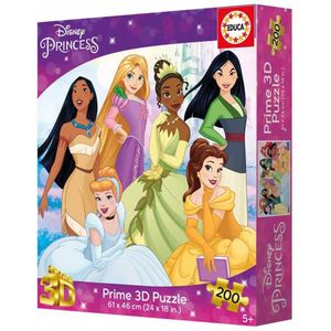 Educa Disney Princess 3d Lenticulaire Puzzel 200 Stukken