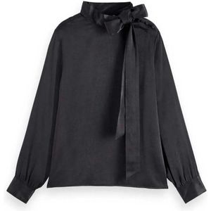 Scotch & Soda - 178204 - Blouse - Effen - Lange Mouwen