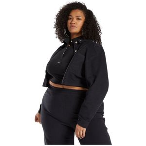 Reebok Classics Reverse Fleece Layer Big Sweatshirt Zwart 2X Vrouw