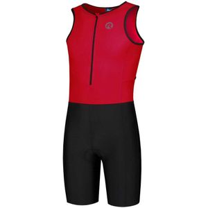 Rogelli Florida Sleeveless Trisuit Rood,Zwart XL Man