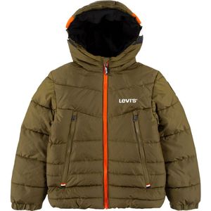 Levi´s ® Kids Sherpa lined puffer Jacket Groen 12 Years