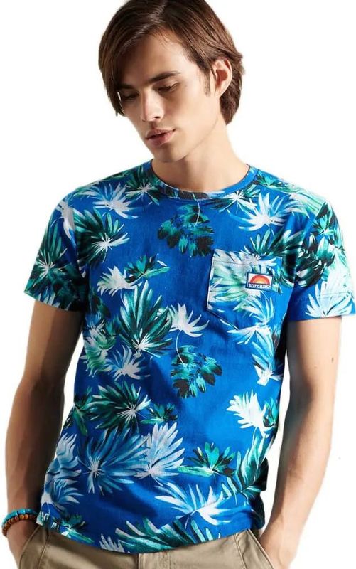 Superdry - Limited Edition T-shirt - Kleur - Materiaal - Met Borstzak