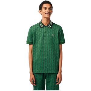 Lacoste Dh1417 Short Sleeve Polo Groen XS Man