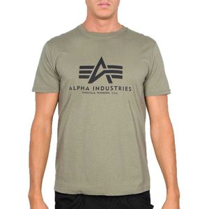 Alpha Industries Basic Short Sleeve T-shirt Groen XS Man