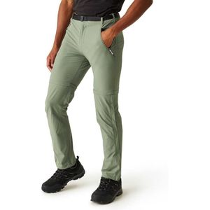 Regatta Xert Stretch Zip-off Iii Pants Groen 28 / Regular Man