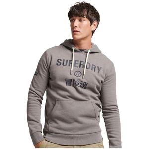 Superdry Vintage Corp Logo Marl Hoodie